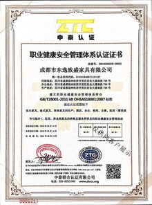 迎江区认证ISO18000认证服务至上